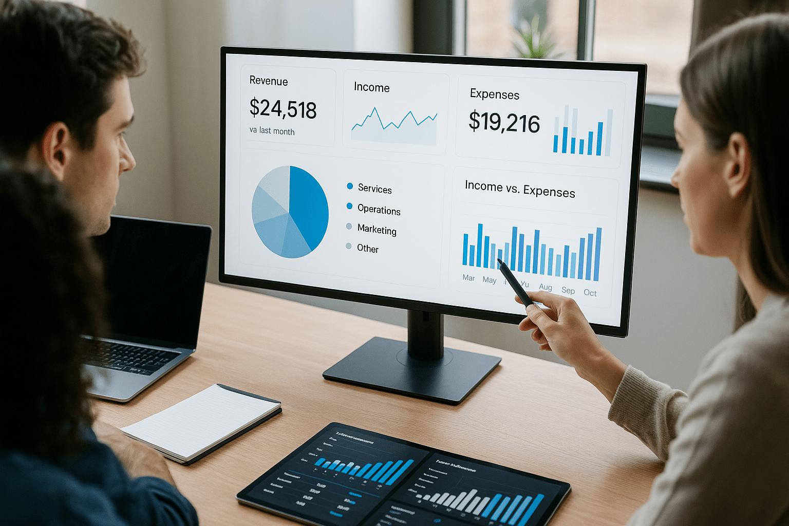 Analytics & Measurement for Accounting & CPAs — workflow scene