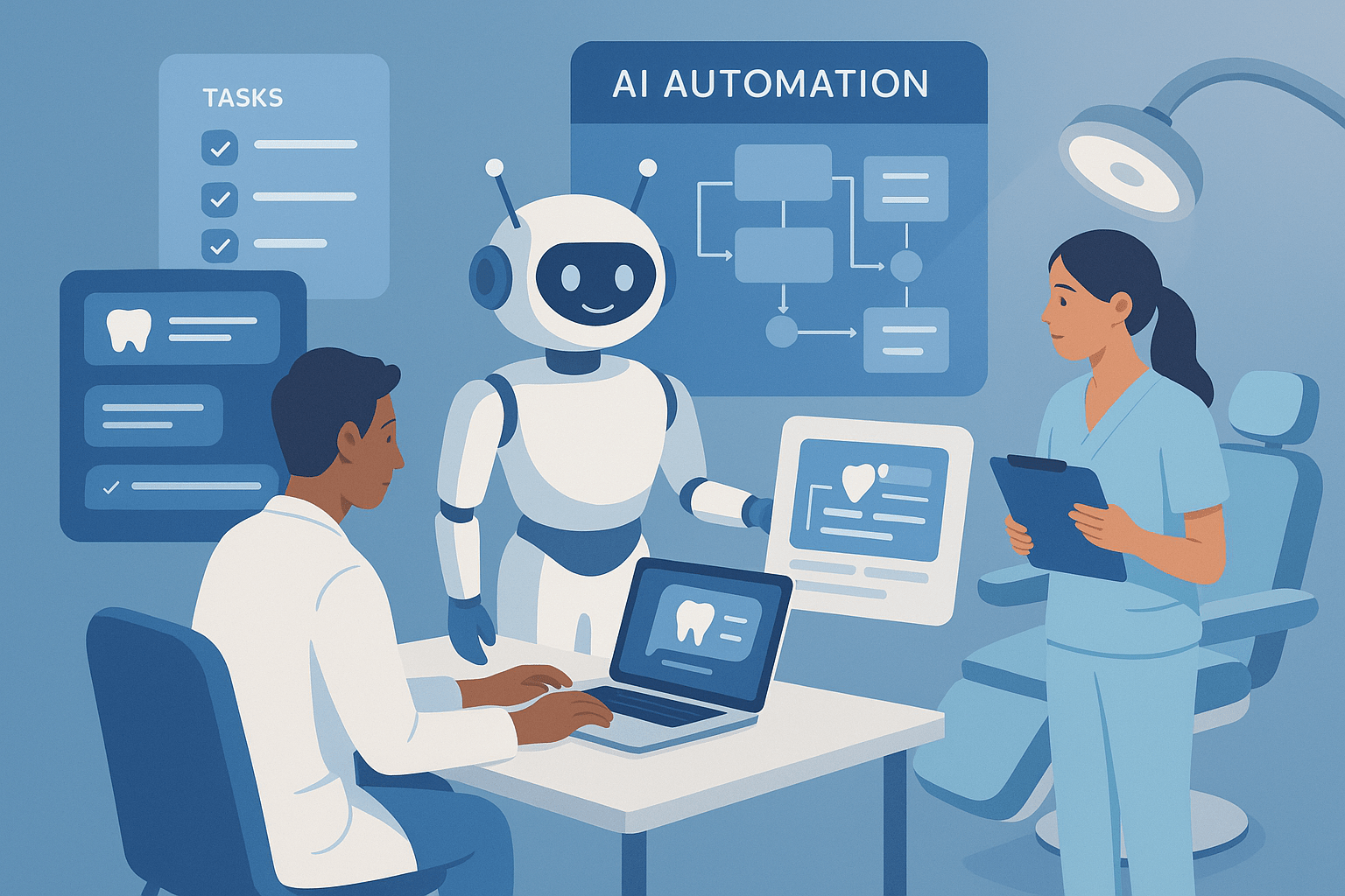 Automation for Dental Clinics — hero visual