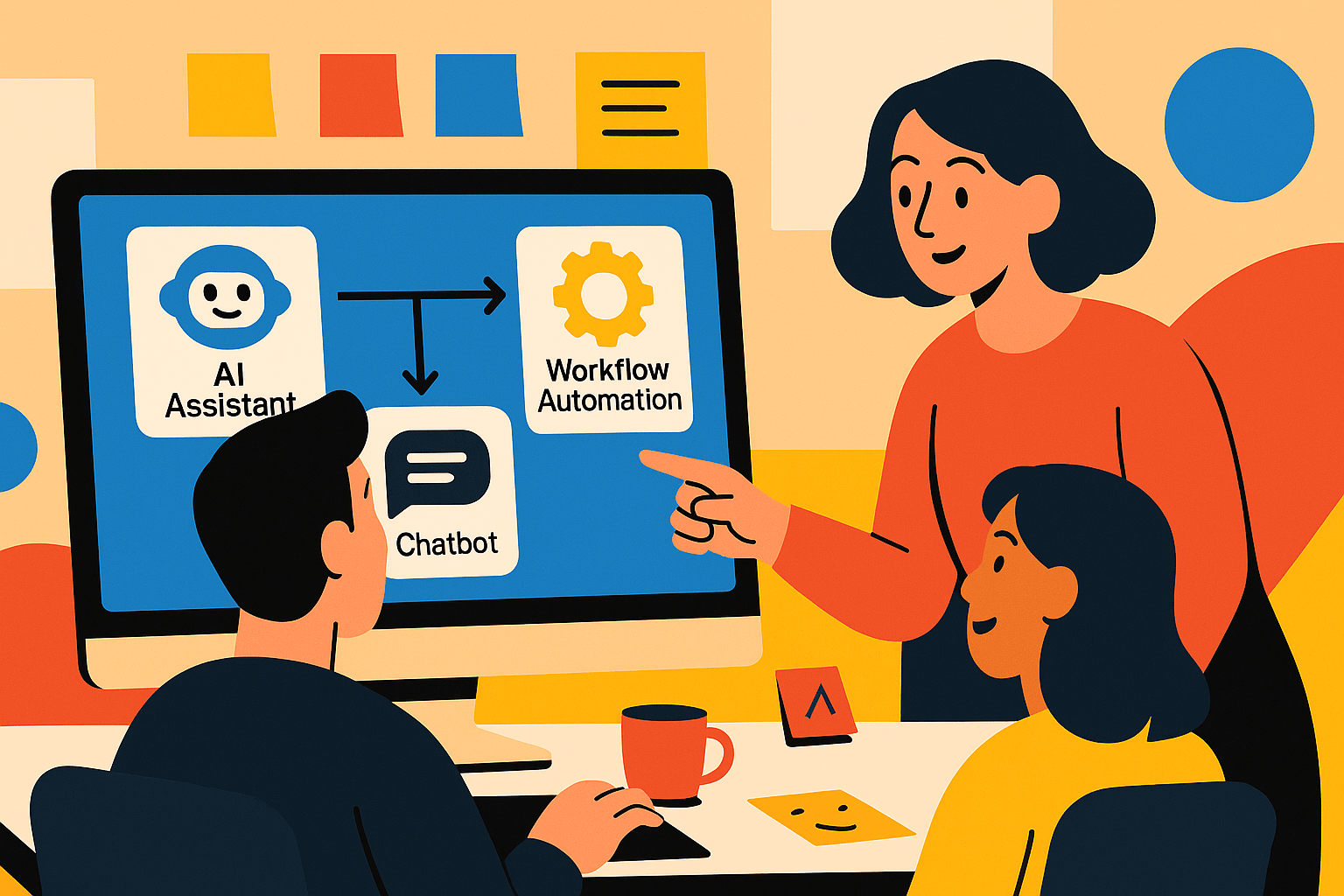 Automation for Freelancers — workflow scene