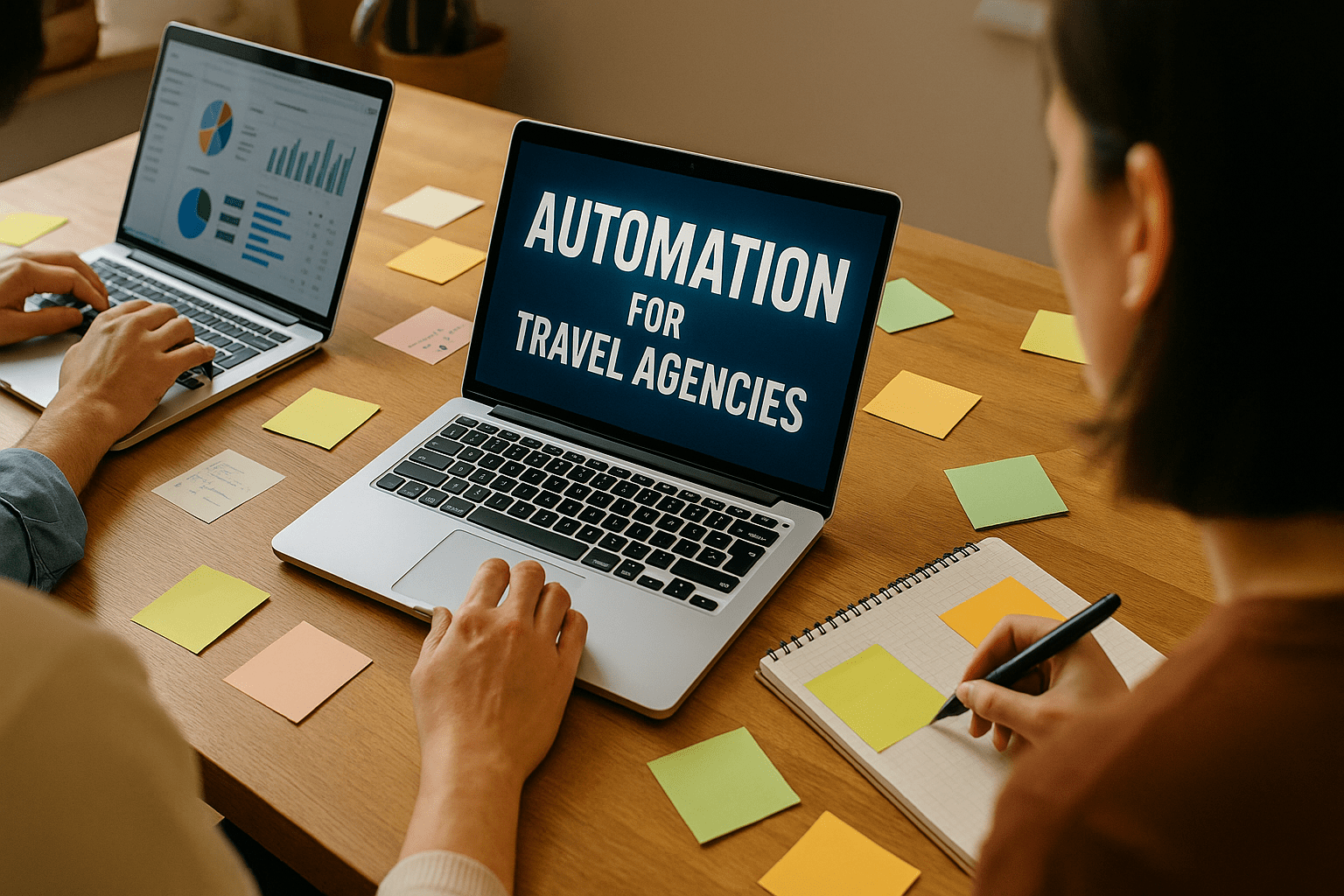 Automation for Travel Agencies - workflow diagram (Design Delulu)