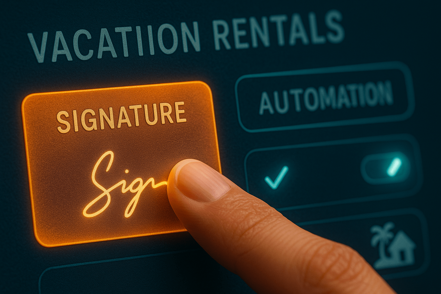 Automation for Vacation Rentals - detail view (Design Delulu)