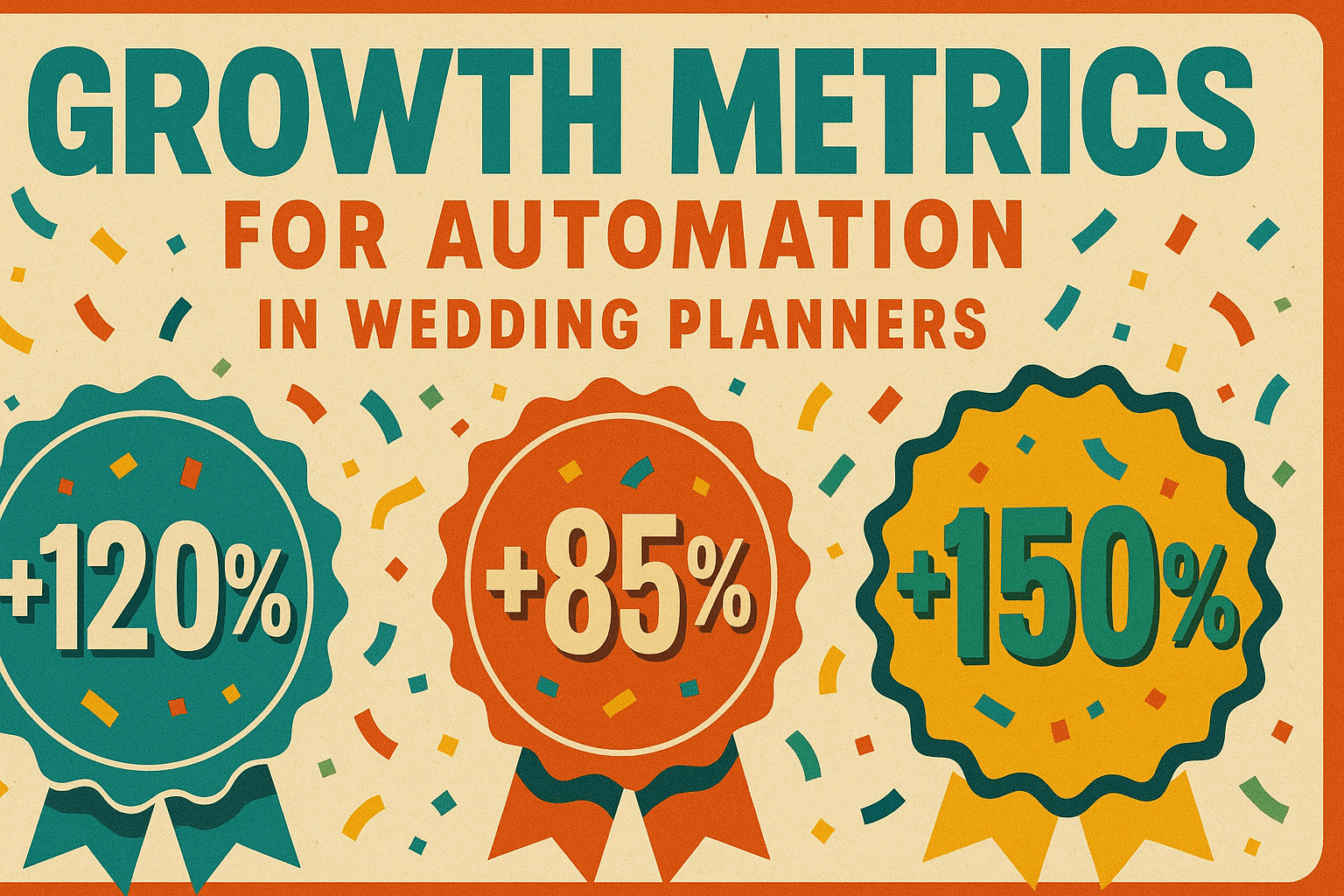 Automation for Wedding Planners - results infographic (Design Delulu)