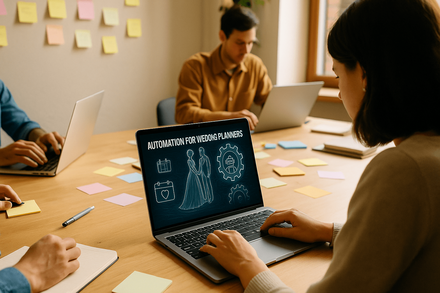 Automation for Wedding Planners - workflow diagram (Design Delulu)