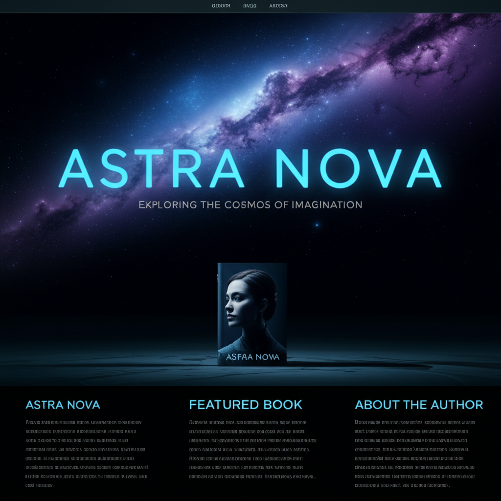 7. Astra Nova – Sci-fi Author