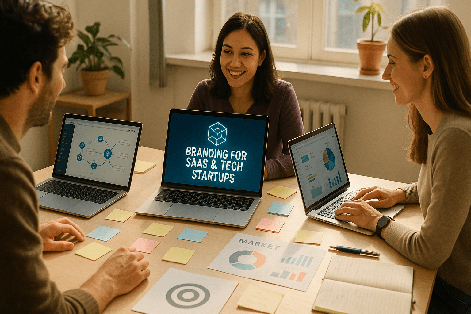 Branding for SaaS & Tech Startups - workflow diagram (Design Delulu)