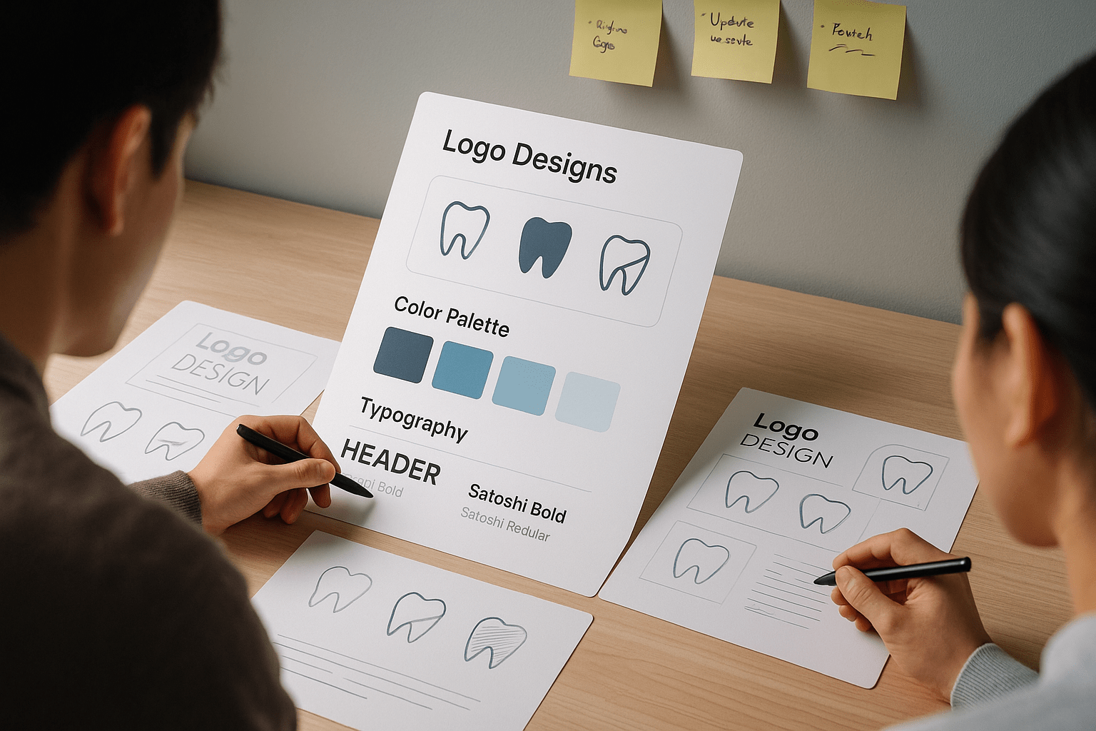 Branding Services for Dental Clinics — workflow scene