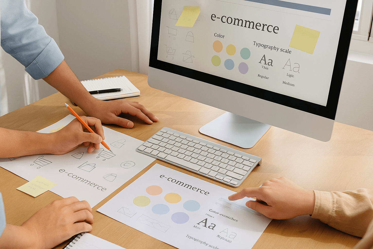 Branding Services for E-commerce Stores — workflow scene