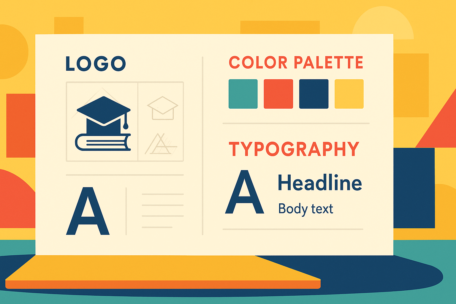 Branding Services for Education Providers — workflow scene