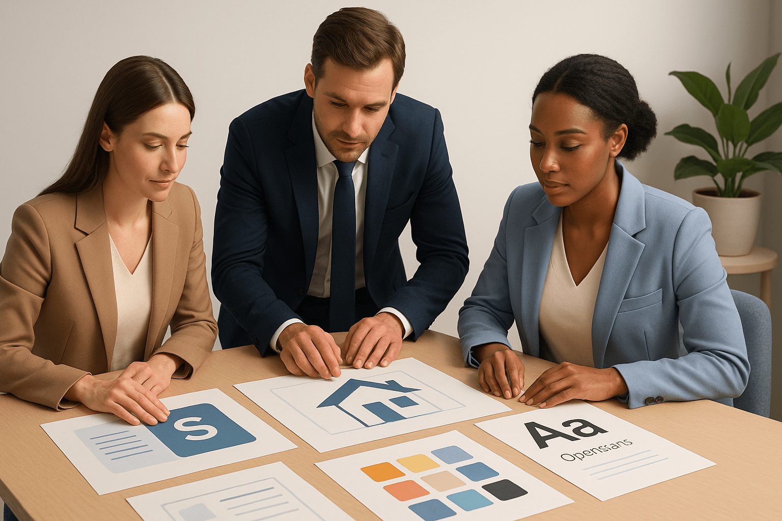 Branding Services for Real Estate Agencies — workflow scene