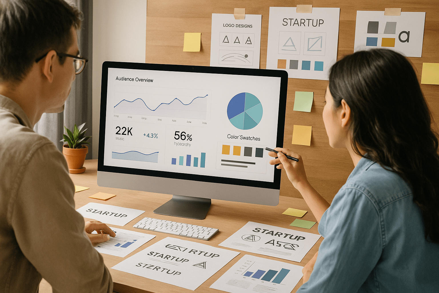 Branding Services for Startups — workflow scene