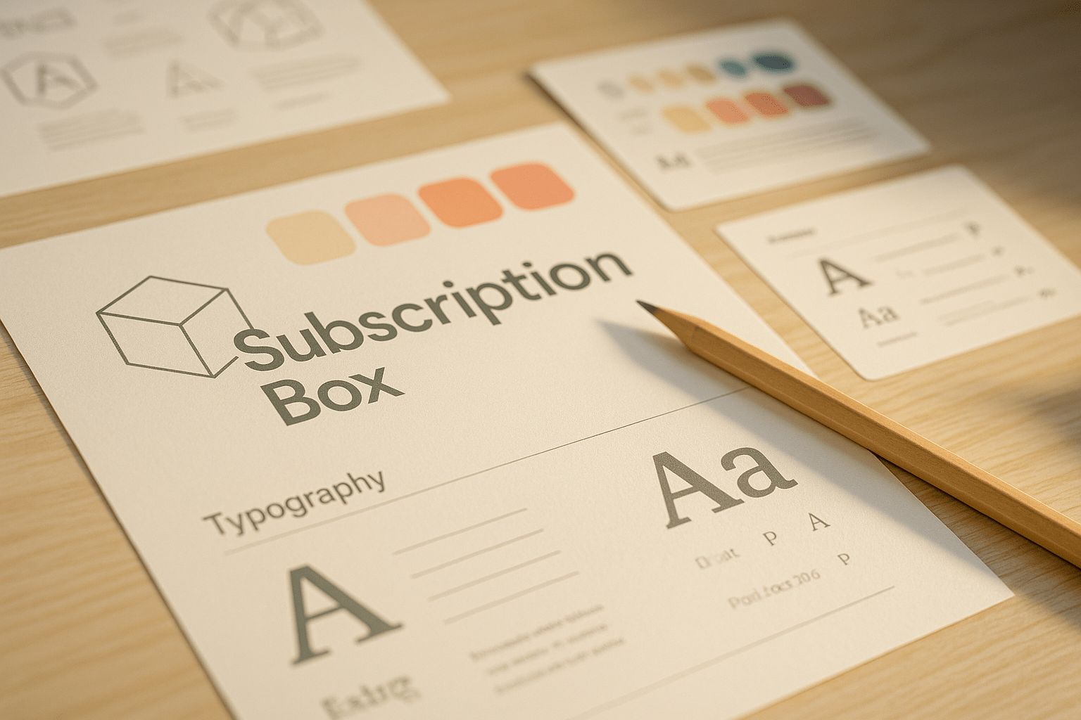 Branding Services for Subscription Box Businesses — macro detail