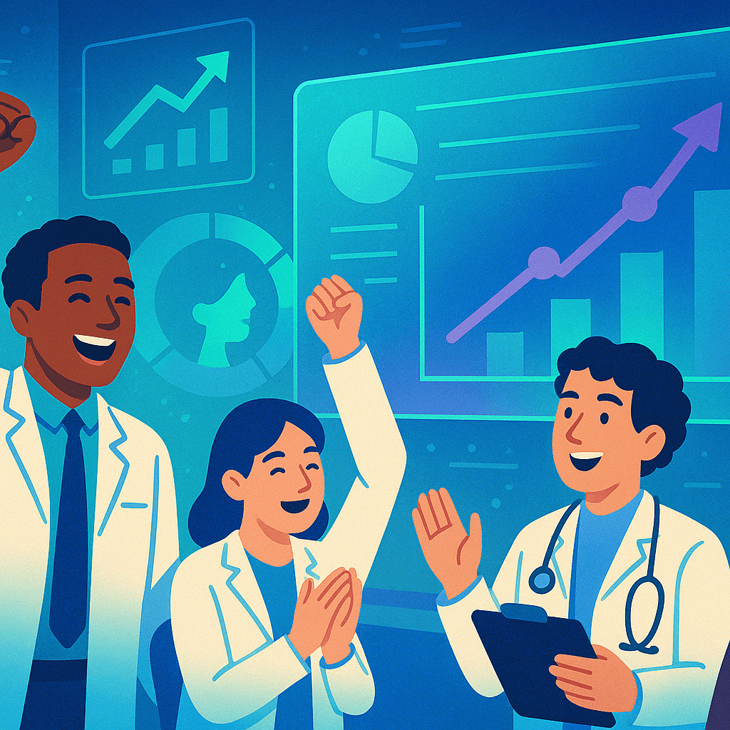 Conversion Rate Optimization for Dermatologists - results infographic (Design Delulu)