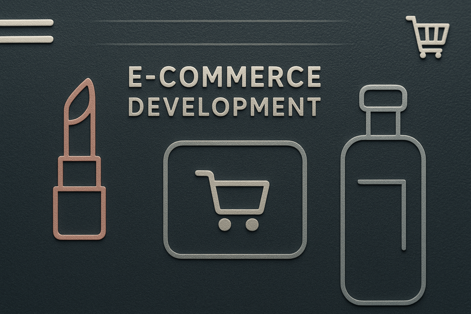 E-commerce Development for Beauty & Cosmetics — macro detail