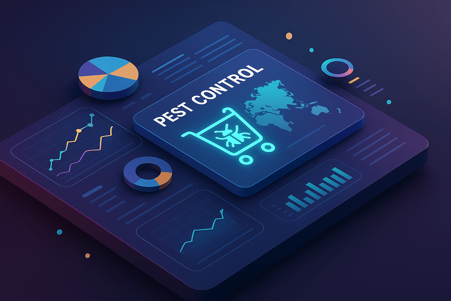 E-commerce Development for Pest Control - detail view (Design Delulu)