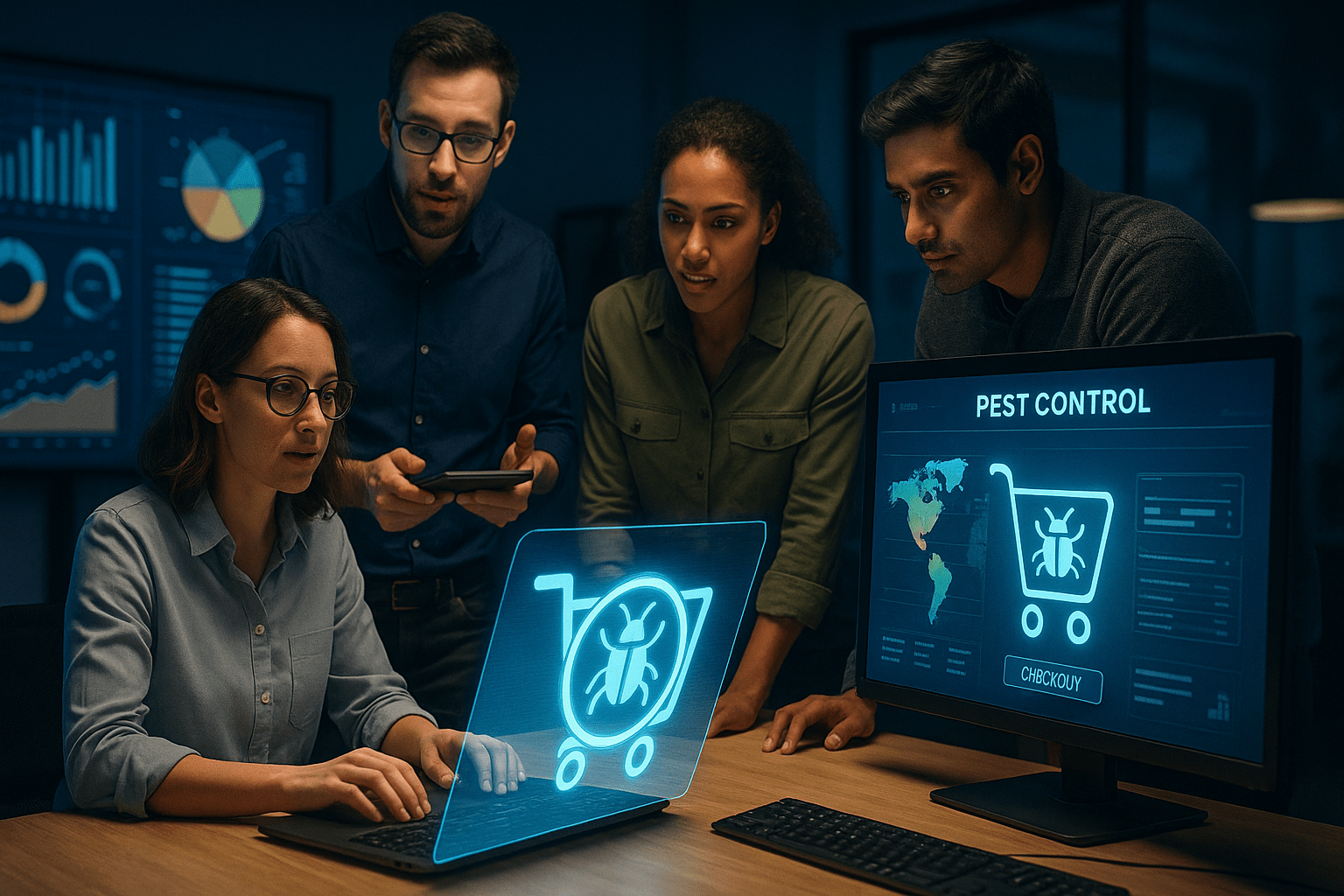 E-commerce Development for Pest Control - workflow diagram (Design Delulu)