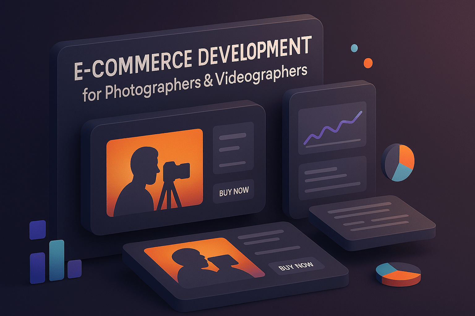 E-commerce Development for Photographers & Videographers - detail view (Design Delulu)