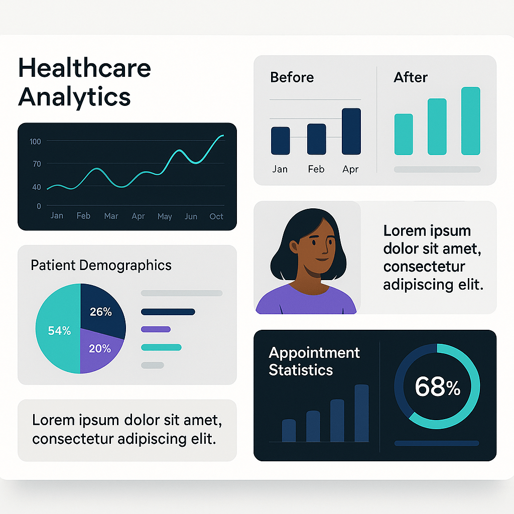 Graphic Design for Healthcare Clinics — results and metrics