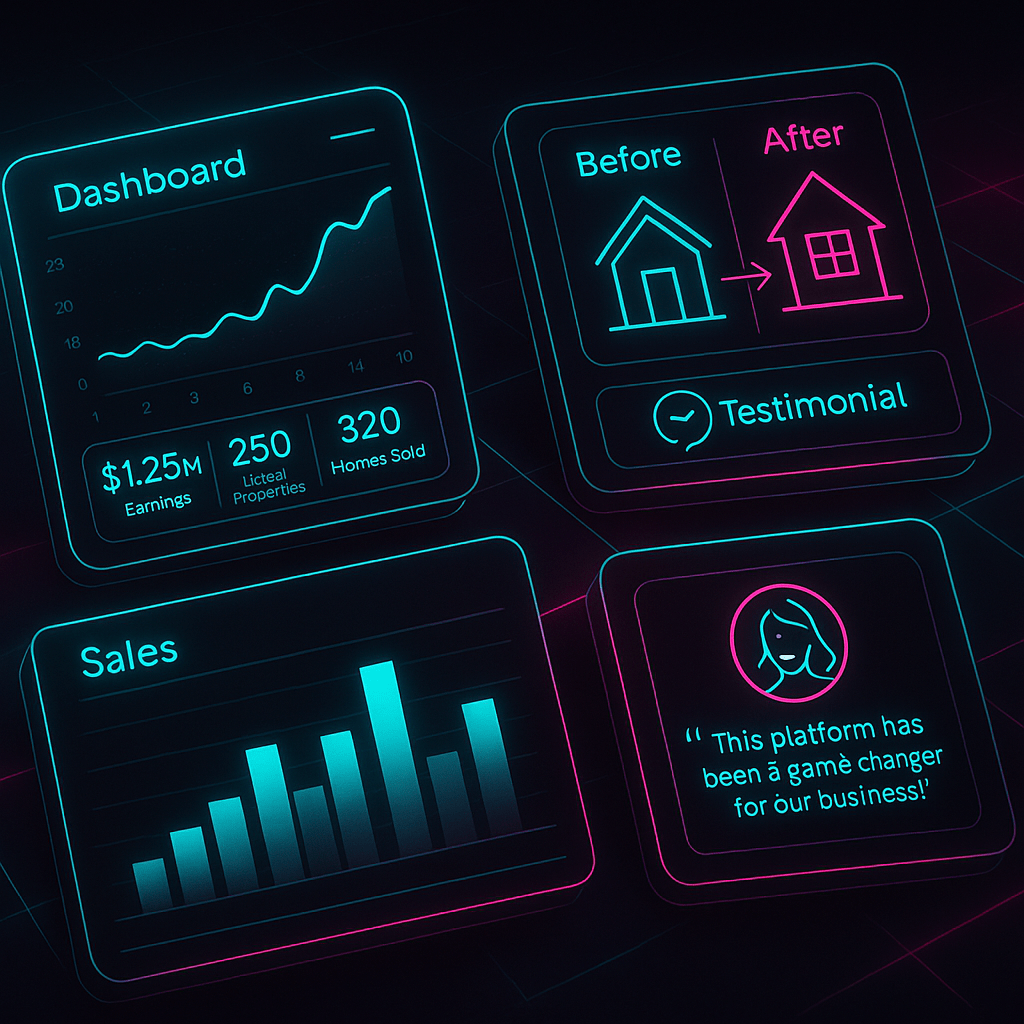 Graphic Design for Real Estate Agencies — results and metrics