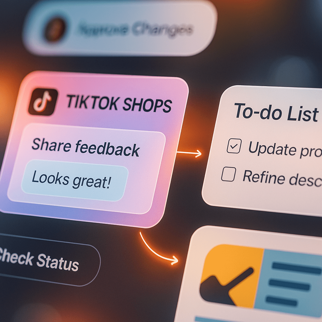 Graphic Design for TikTok Shops — macro detail