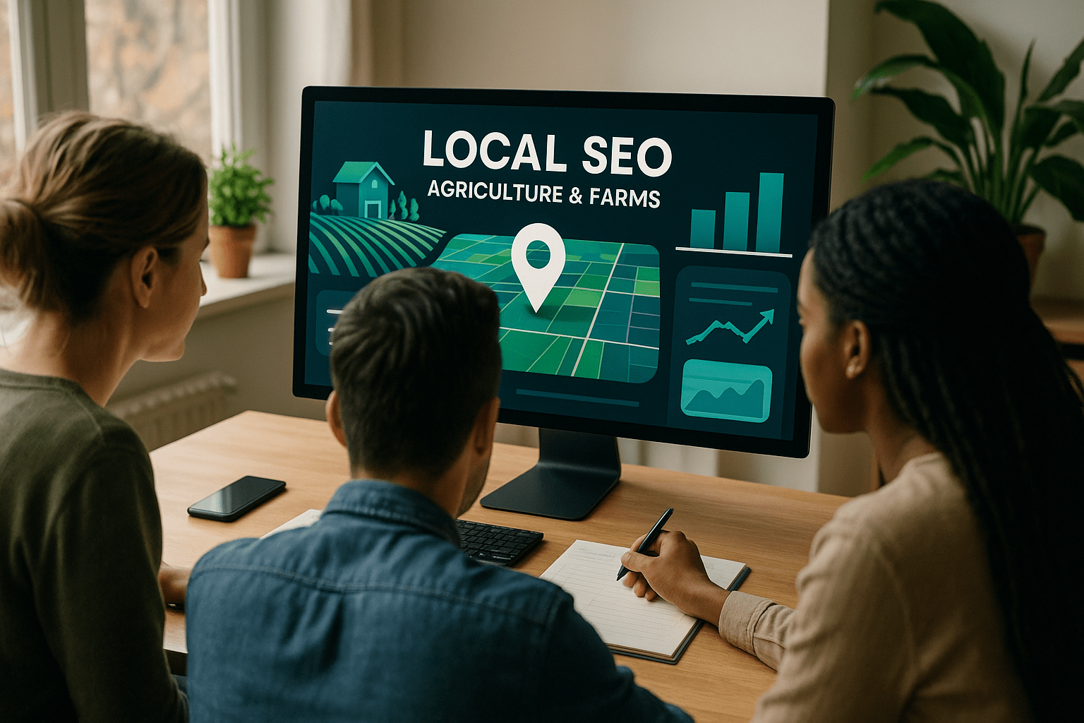 Local SEO for Agriculture & Farms — workflow scene