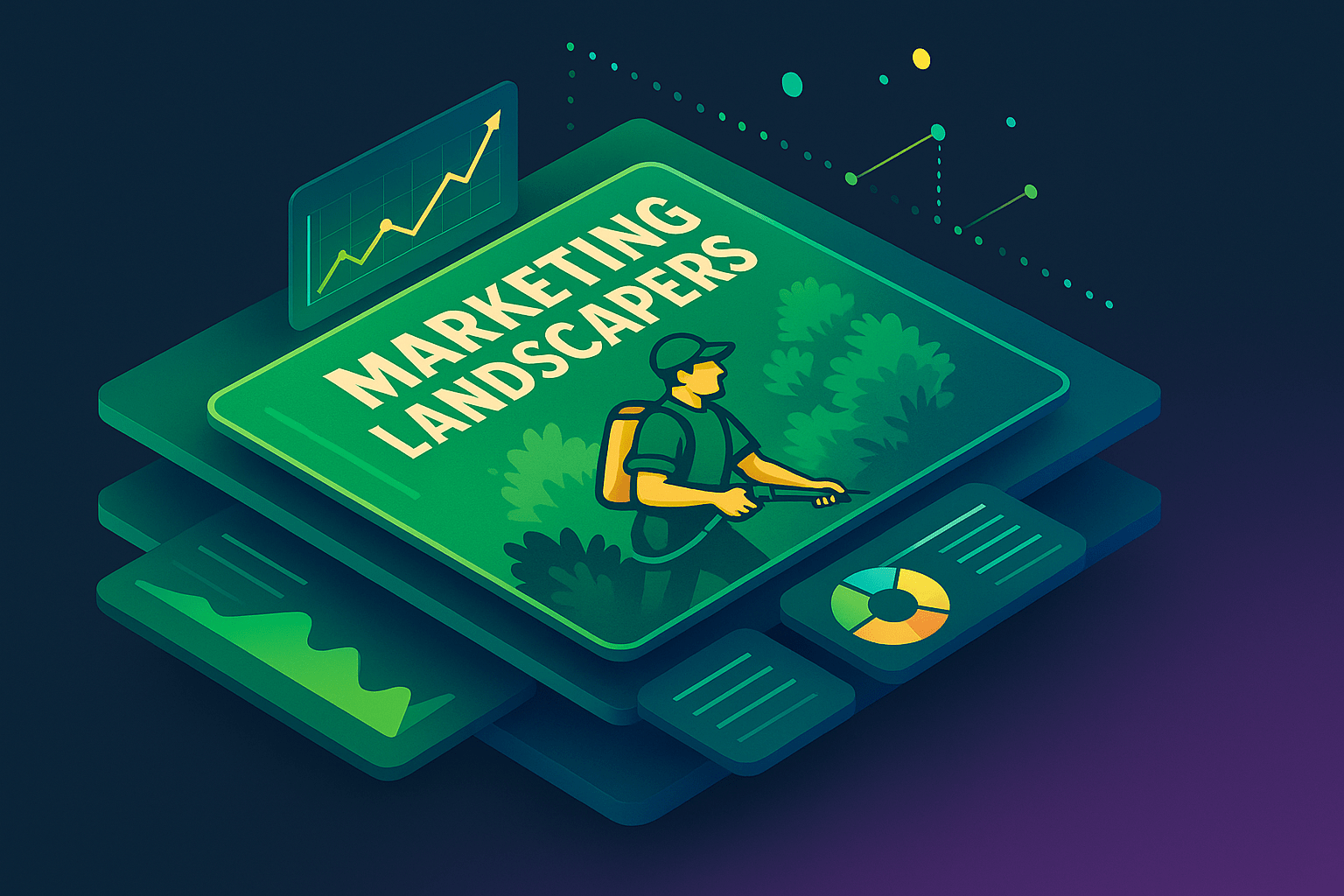 Marketing for Landscapers - detail view (Design Delulu)