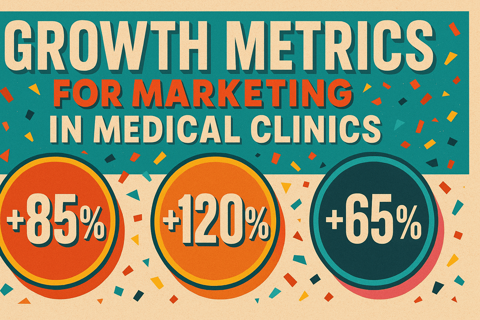 Marketing for Medical Clinics - results infographic (Design Delulu)