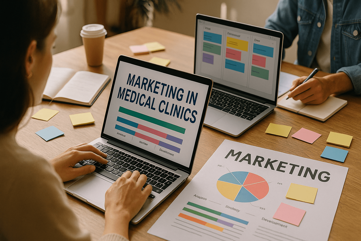 Marketing for Medical Clinics - workflow diagram (Design Delulu)