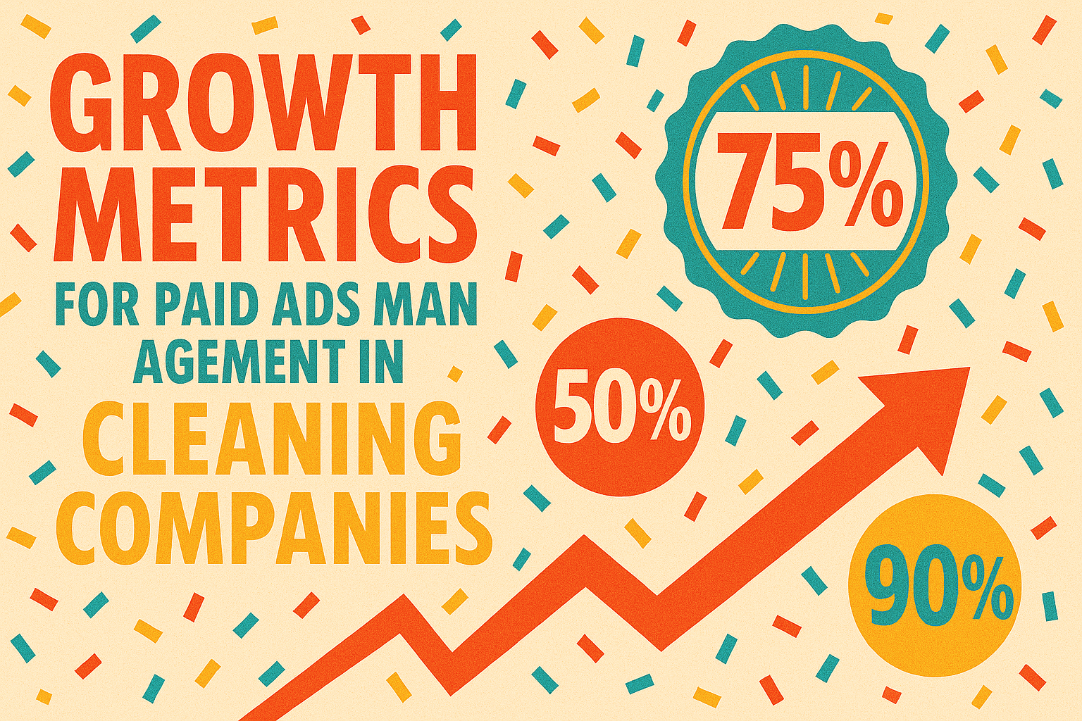 Paid Ads Management for Cleaning Companies - results infographic (Design Delulu)
