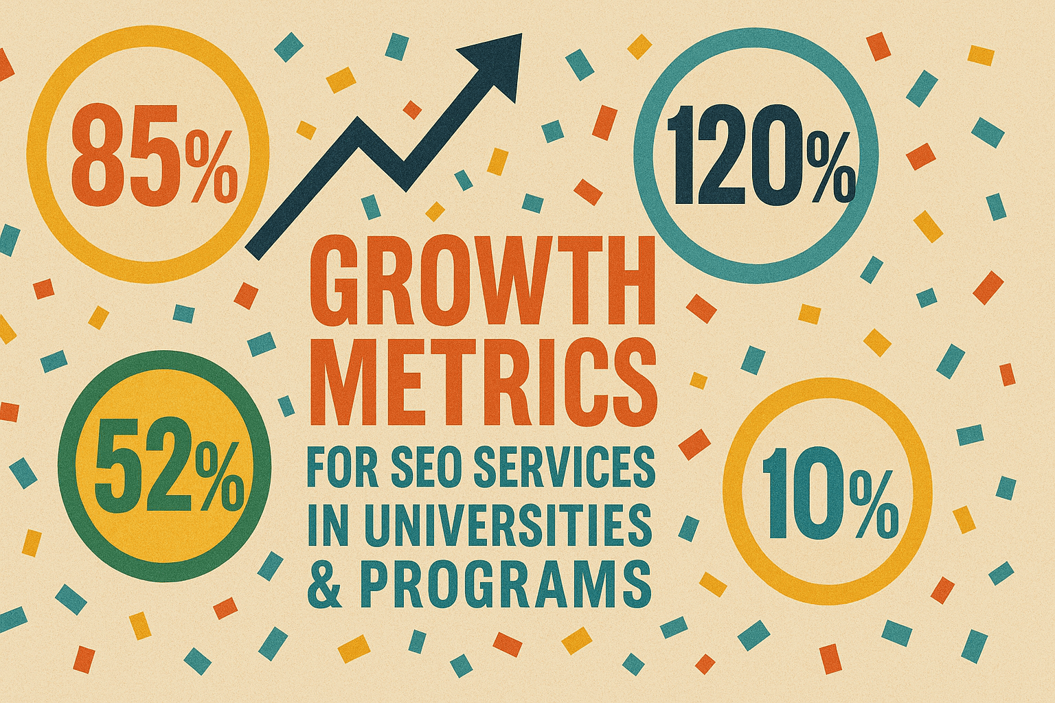 SEO Services for Universities & Programs - results infographic (Design Delulu)