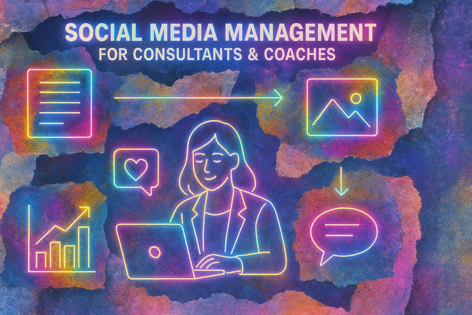 Social Media Management for Consultants & Coaches - detail view (Design Delulu)
