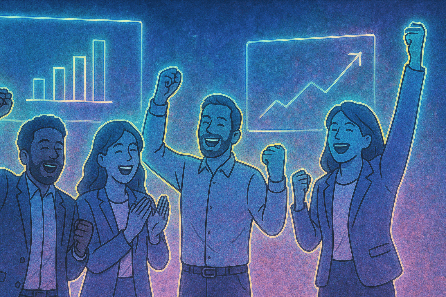 Social Media Management for Consultants & Coaches - results infographic (Design Delulu)