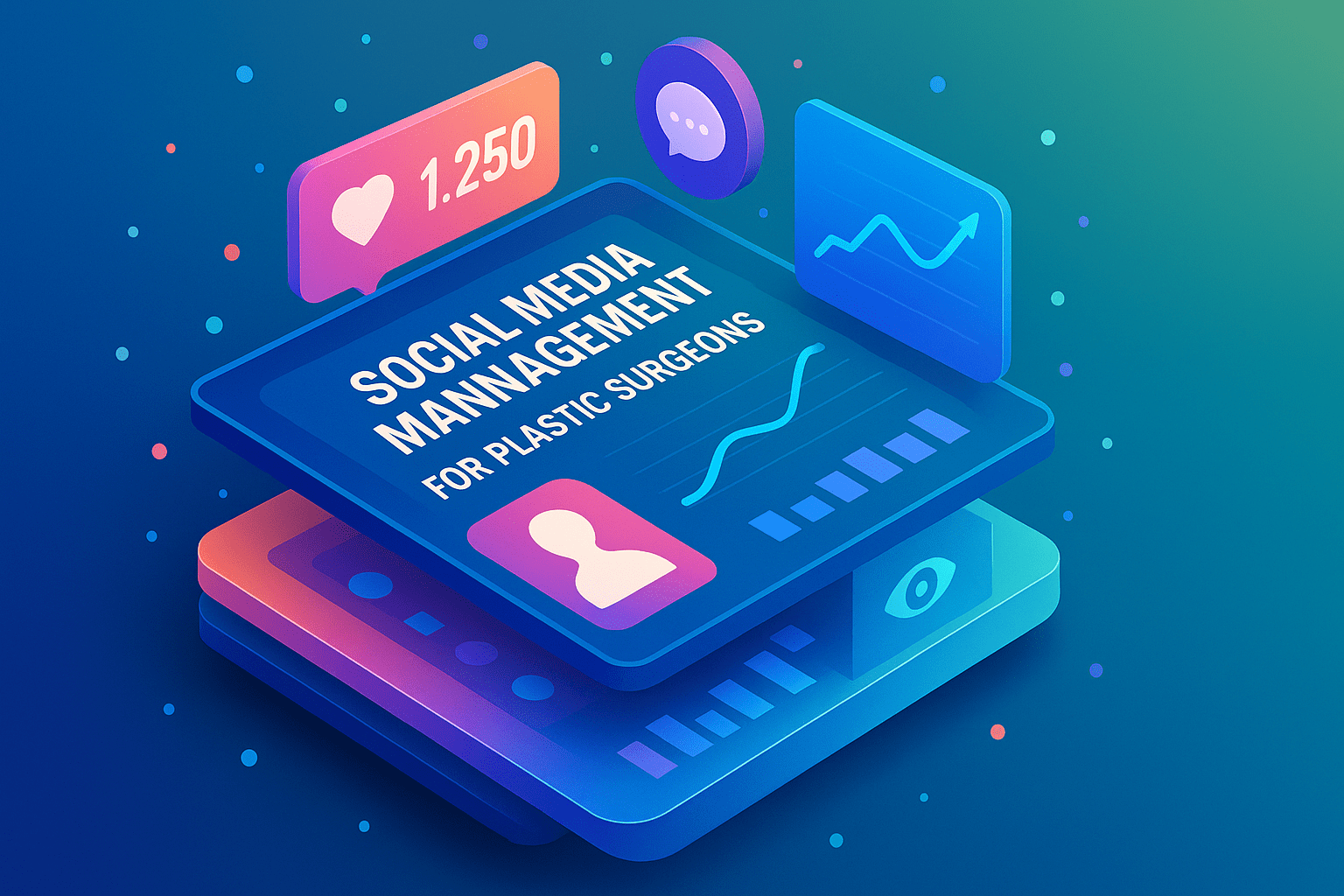 Social Media Management for Plastic Surgeons - detail view (Design Delulu)