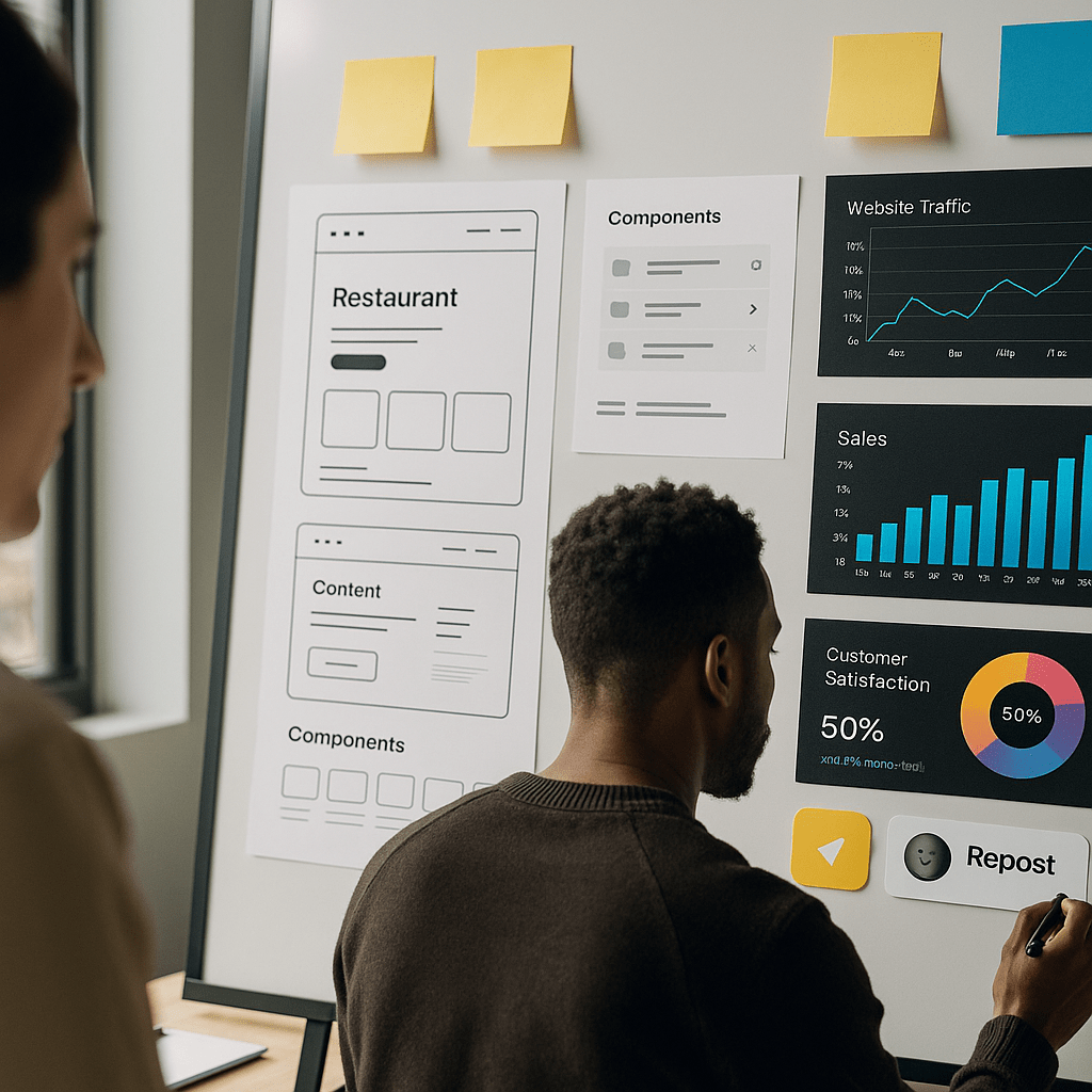 UI/UX Design for Restaurants — results and metrics