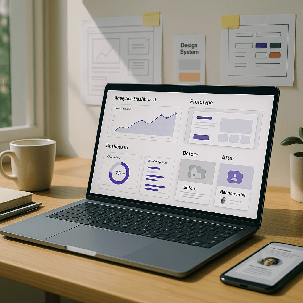 UI/UX Design for SaaS Startups — results and metrics