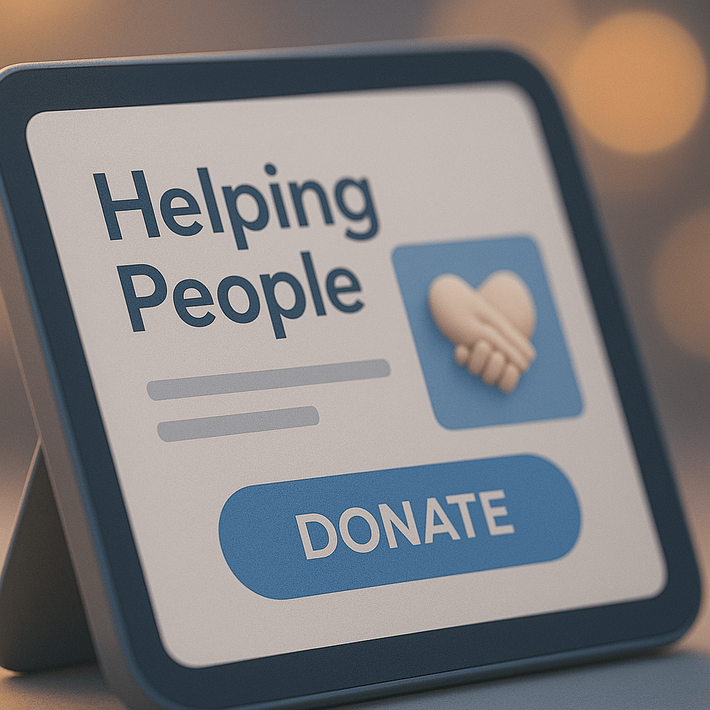 Web Design for NGOs — close-up detail