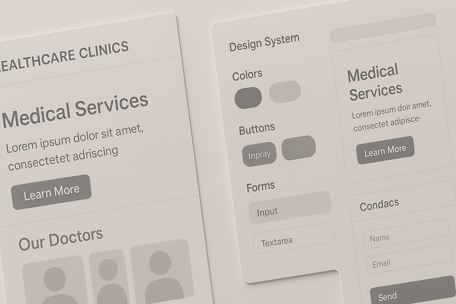 Web Design for Healthcare Clinics — macro detail