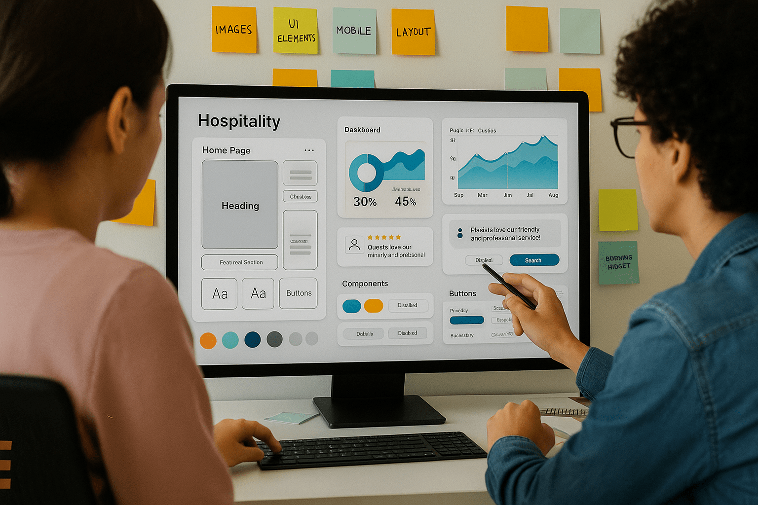 Web Design for Hospitality Businesses — workflow scene