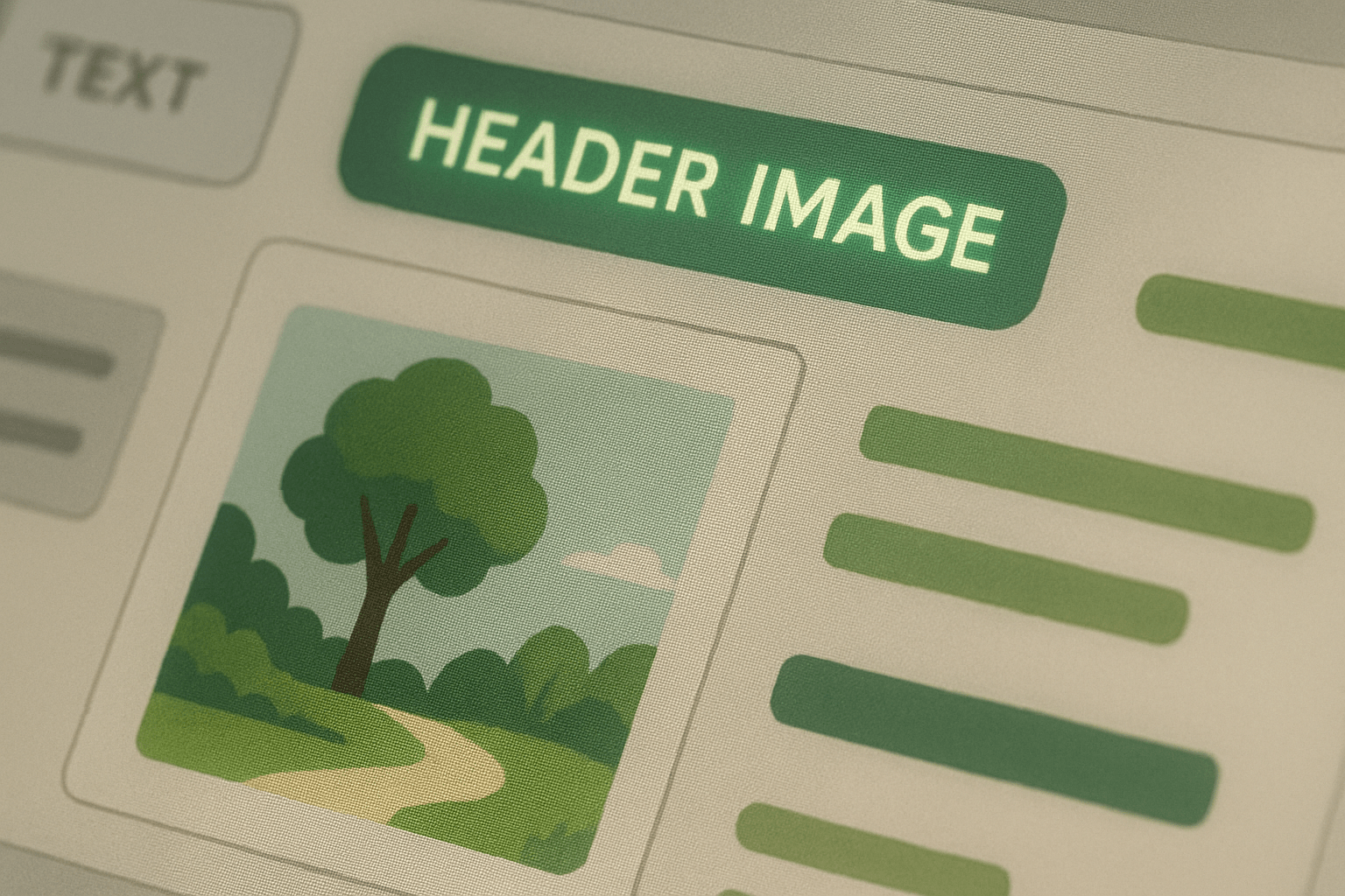 Web Design for Landscapers - detail view (Design Delulu)