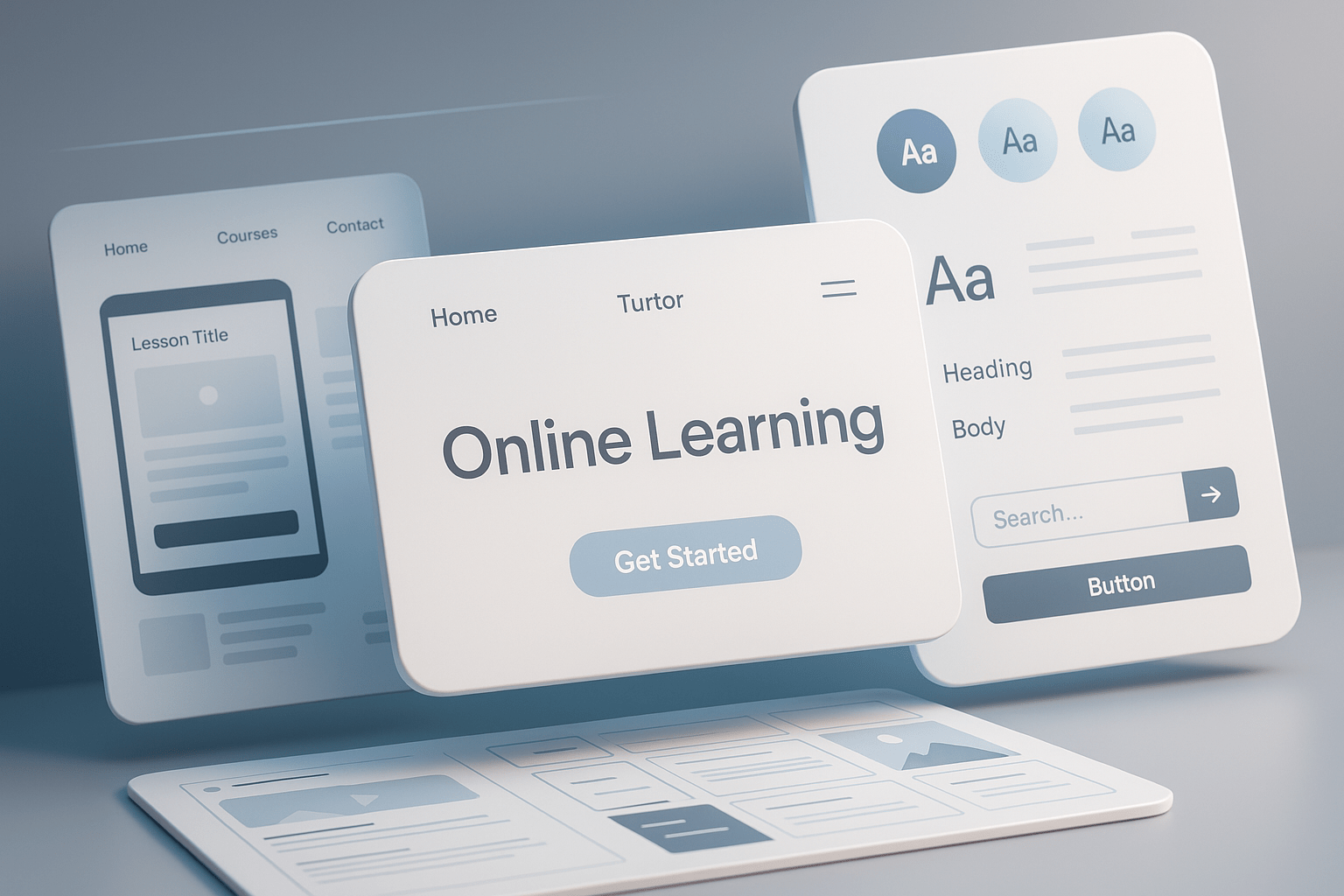 Web Design for Online Tutors — macro detail