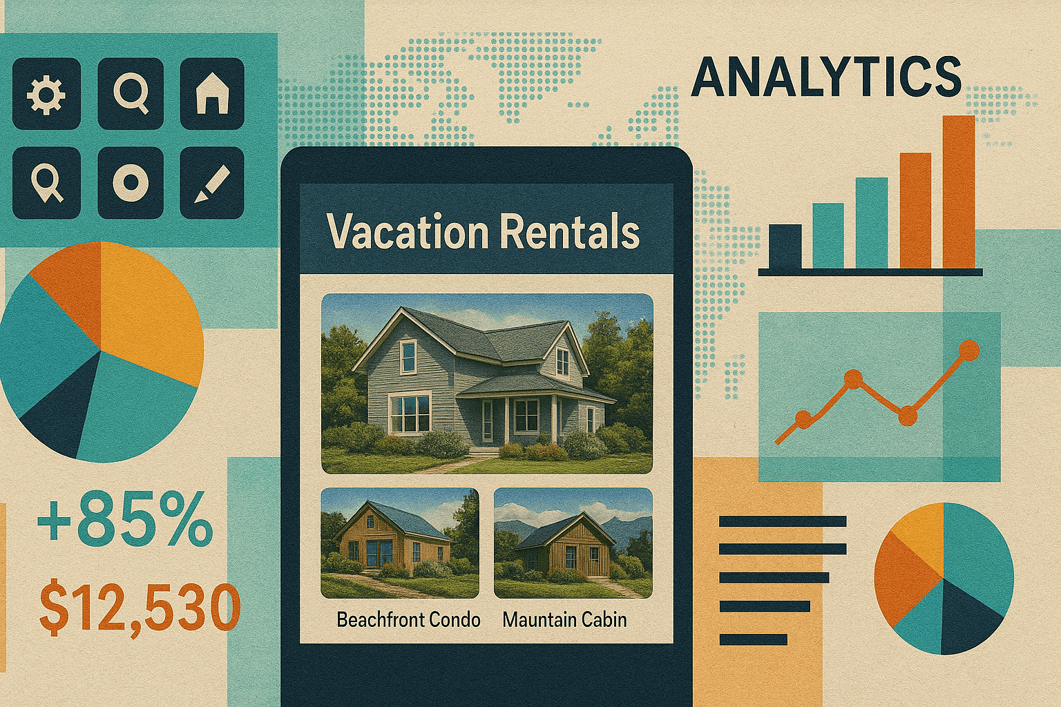 Web Design for Vacation Rentals - detail view (Design Delulu)