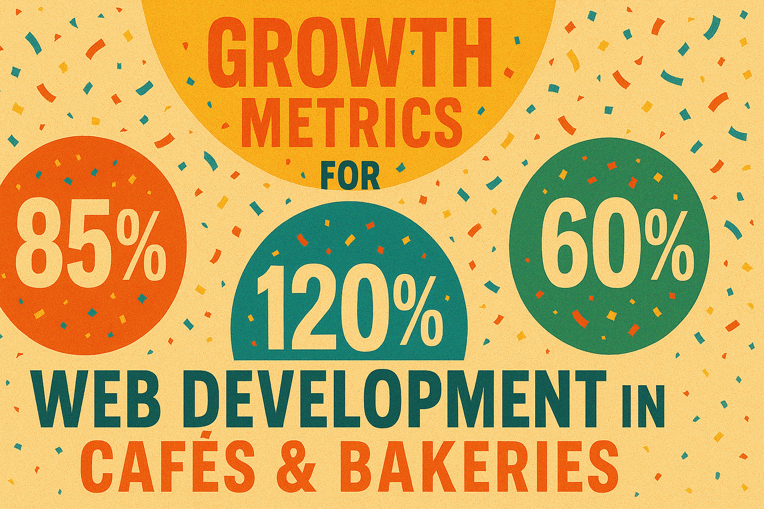 Web Development for Cafés & Bakeries - results infographic (Design Delulu)