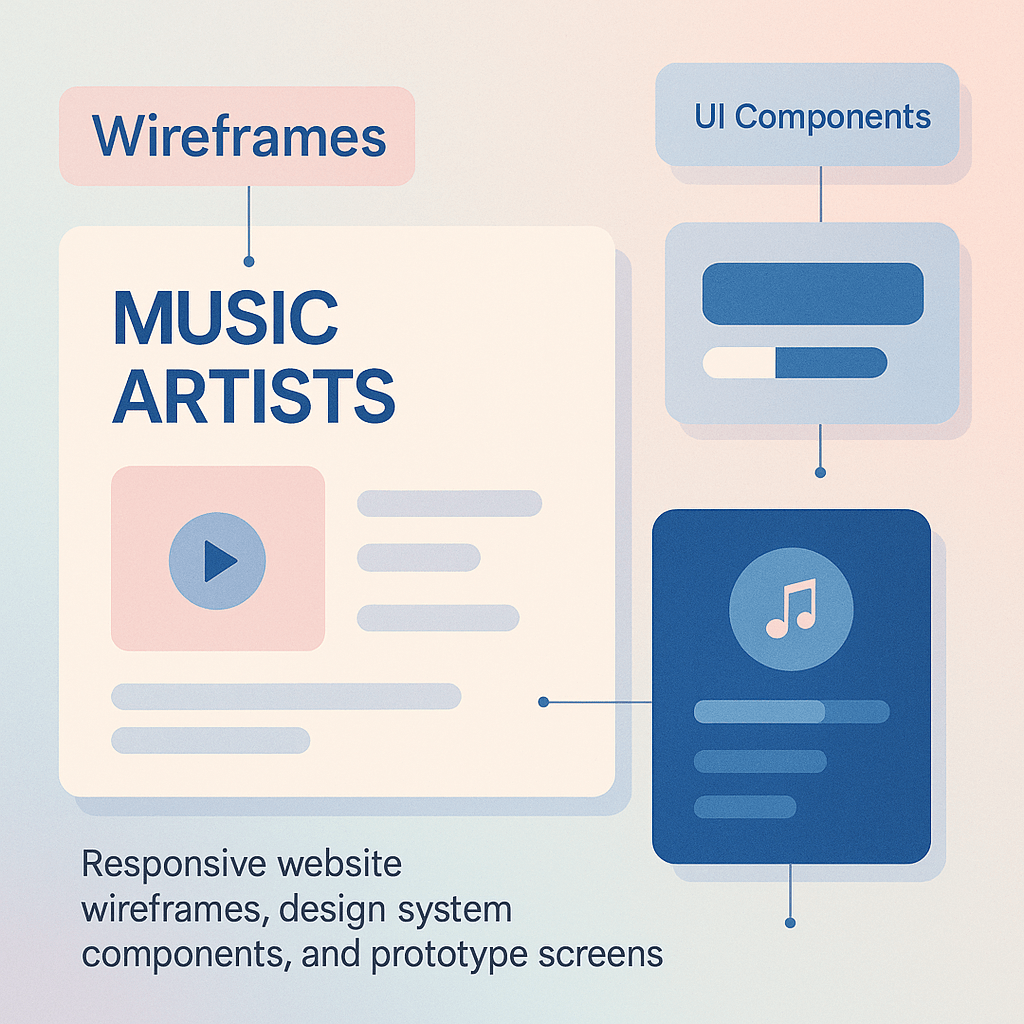 Web Development for Music Artists — data and UI context