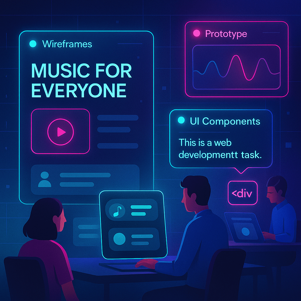 Web Development for Music Artists — hero visual