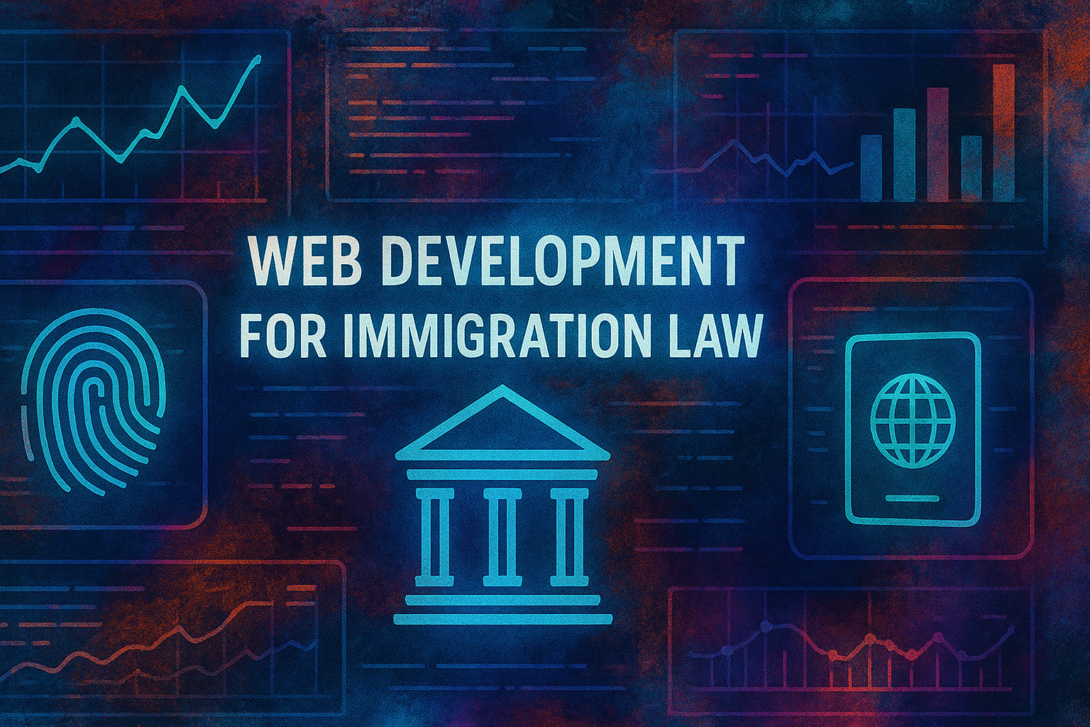 Web Development for Immigration Law - detail view (Design Delulu)