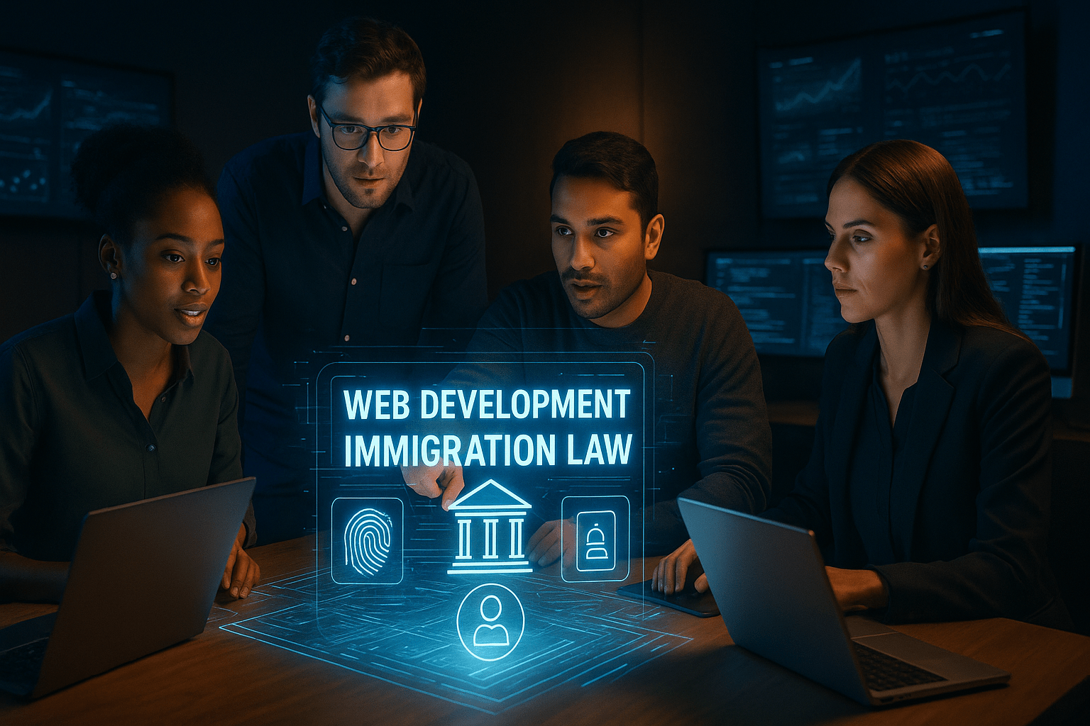 Web Development for Immigration Law - workflow diagram (Design Delulu)