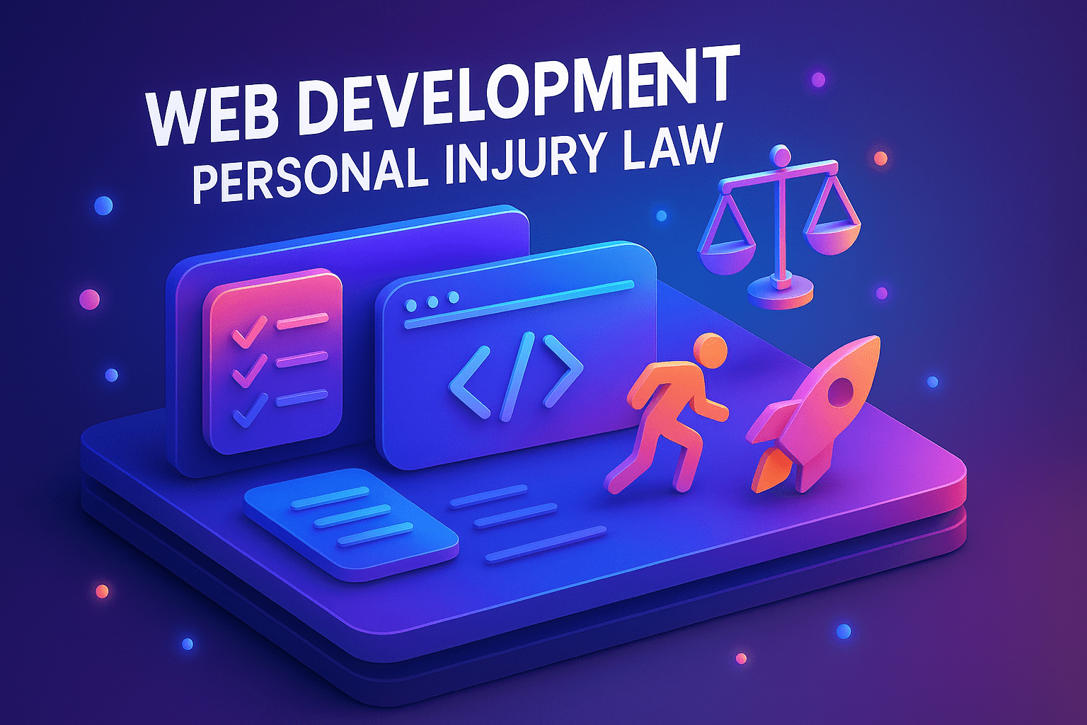 Web Development for Personal Injury Law - detail view (Design Delulu)