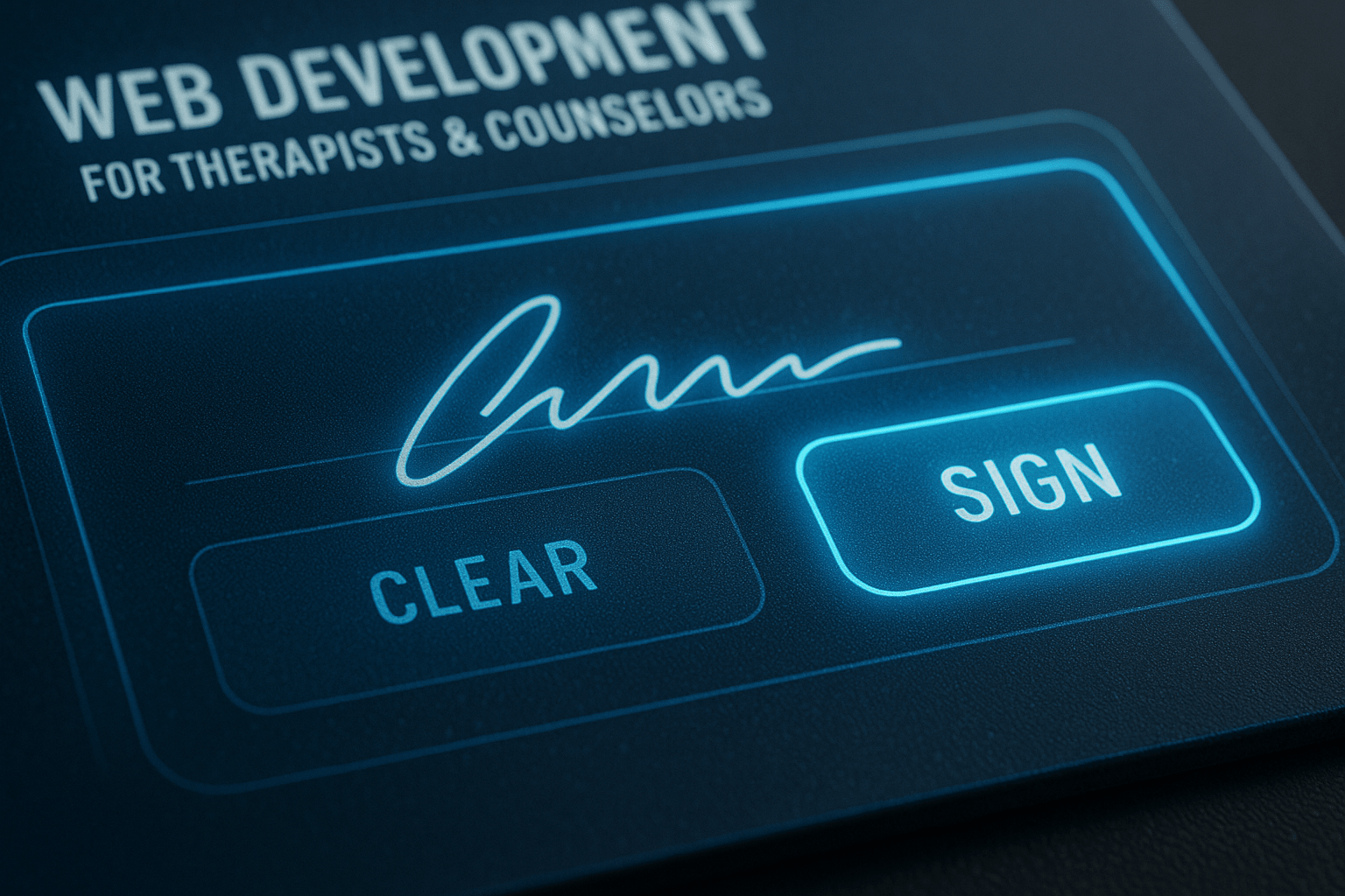 Web Development for Therapists & Counselors - detail view (Design Delulu)